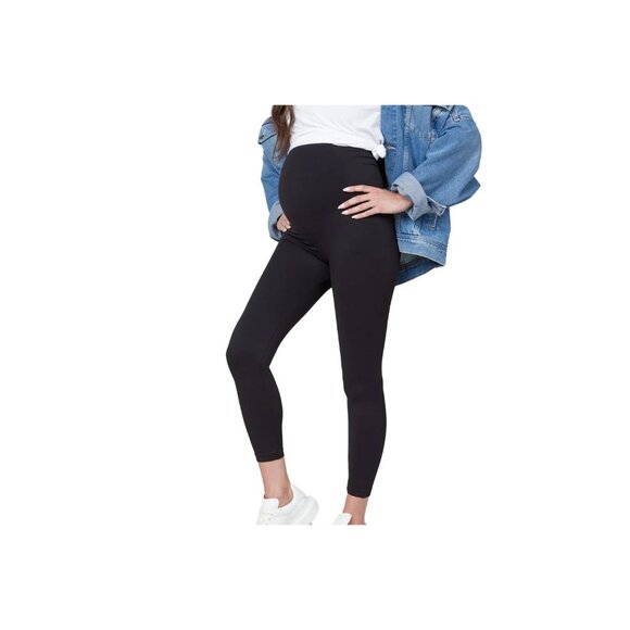 Assets by Spanx Black Maternity Leggings 1X - Picture 1 of 5